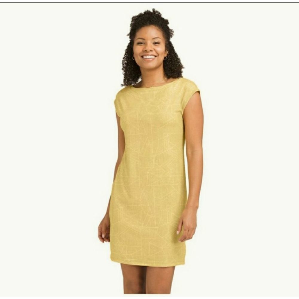 Prana Yellow Midi Dress